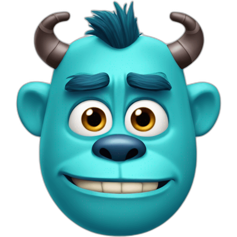 "Sulley" Sullivan de toy story enojado emoji