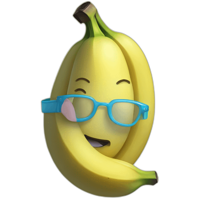 Kawaii banana emoji