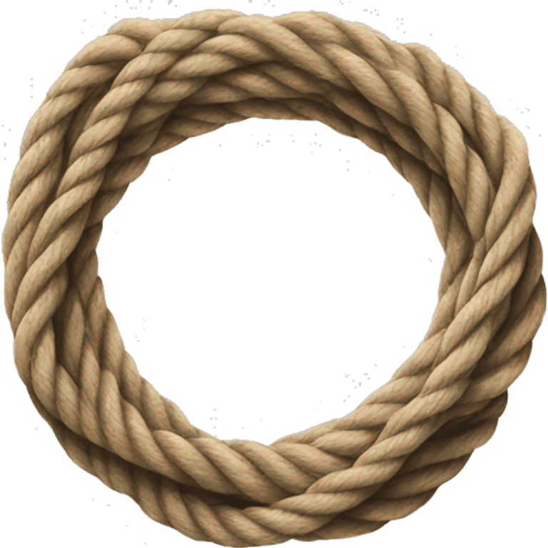 Rope tied in a circle emoji