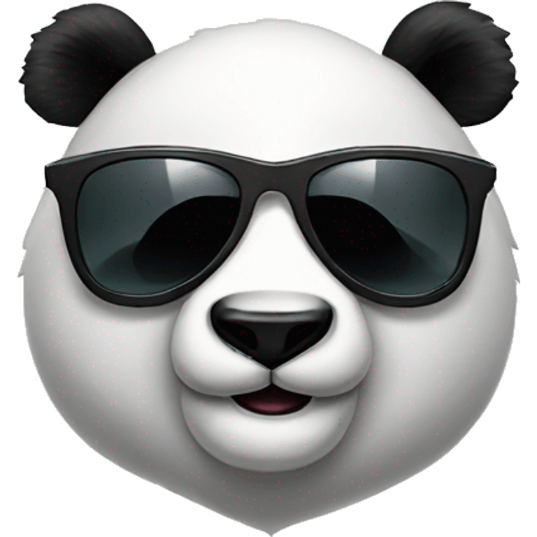 Panda With sunglasses  emoji