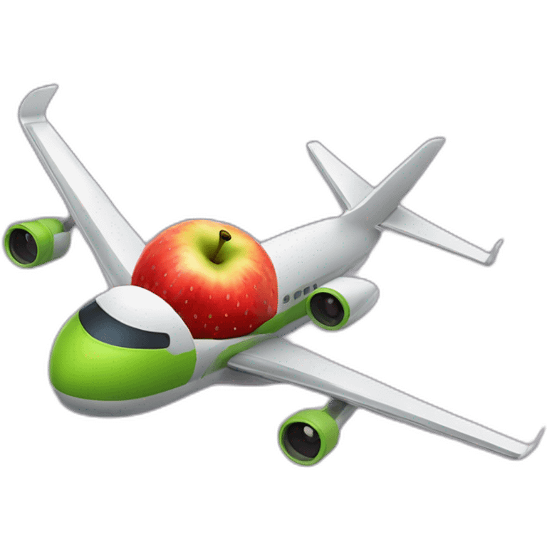 fruit du démon sur un avion emoji