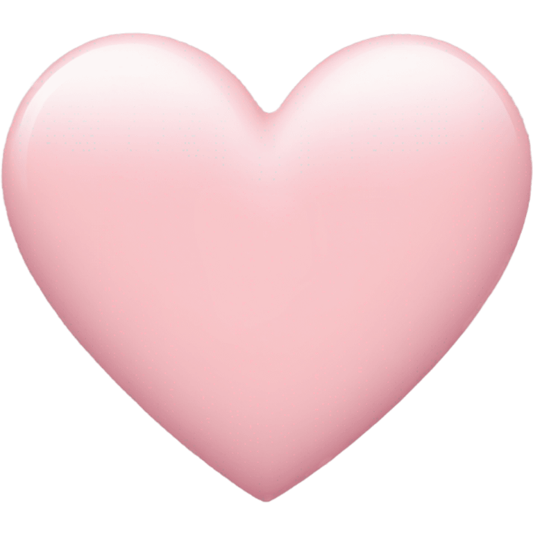 pastel pink heart emoji