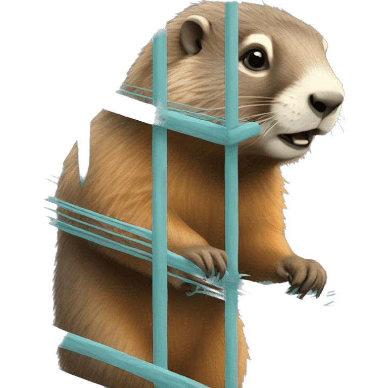 marmot in cage emoji