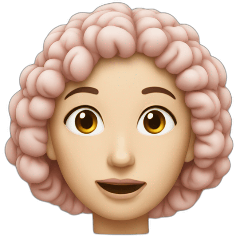 Nadine the brain Frauentausch emoji