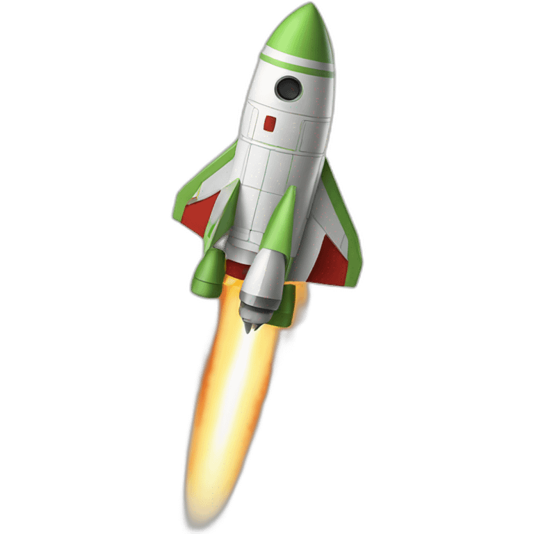 rocket with front replaced with yoda head emoji