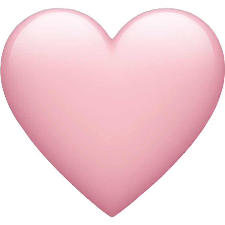 light pink heart emoji