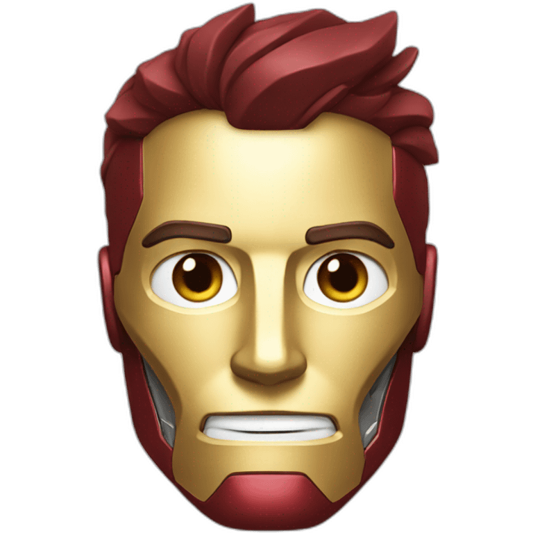 iron man with cat face emoji