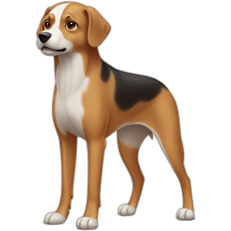 indian pariah dog full body emoji