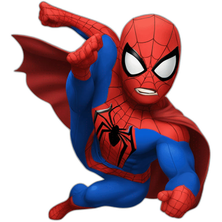 Spider_man sur superman emoji