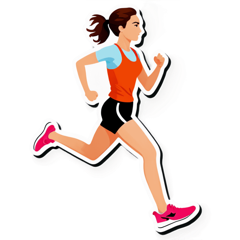 Woman running emoji