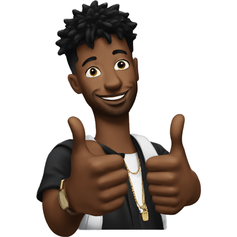 21 savage doing a thumbs up emoji