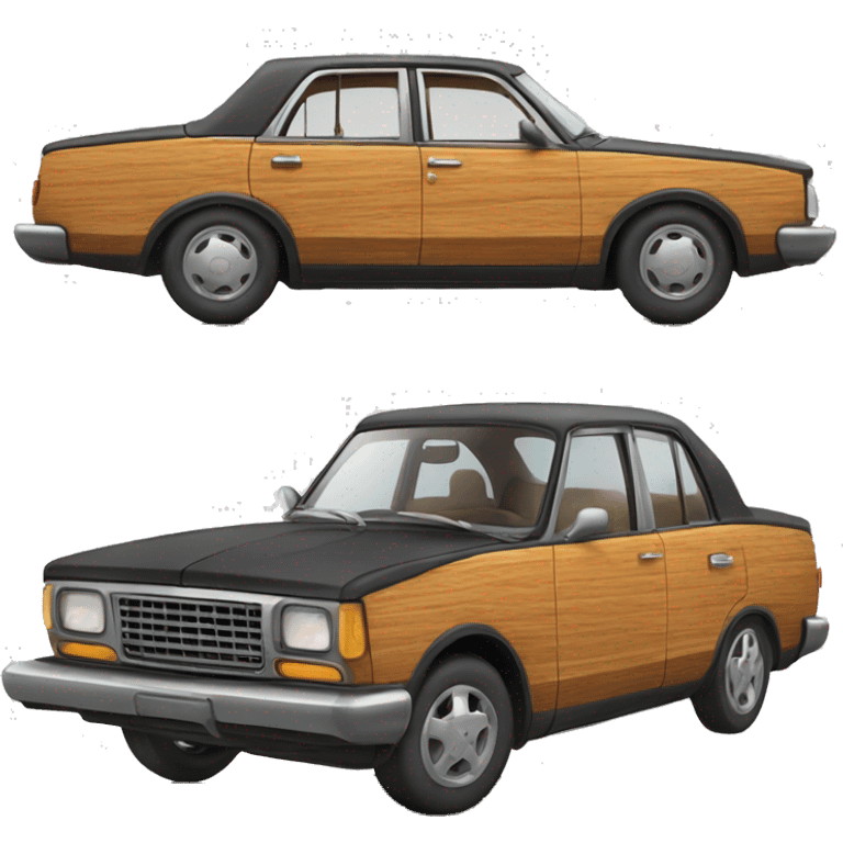 wood-panel sedan emoji