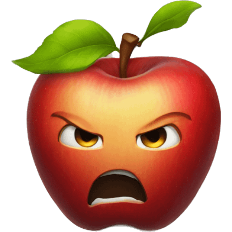 Bad apple emoji