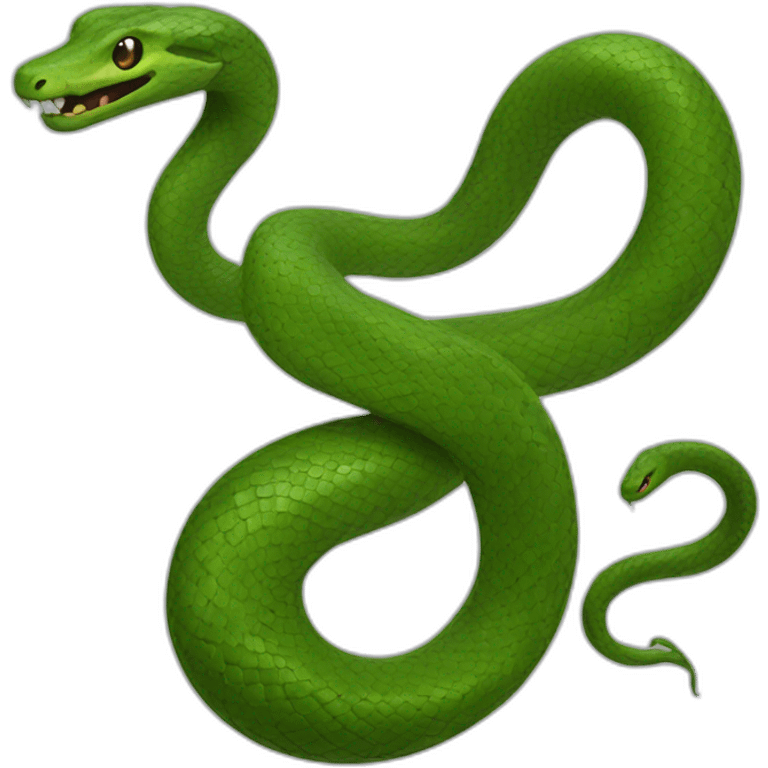 Un serpent pleuré emoji