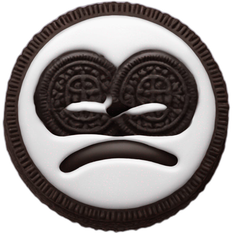 Oreo without cream emoji