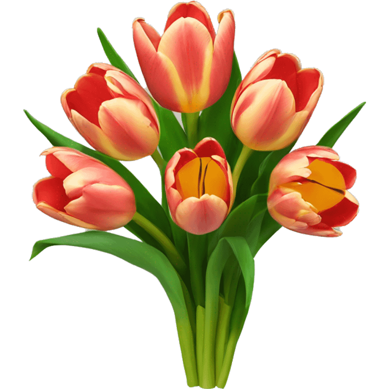 bouquet of tulipana emoji