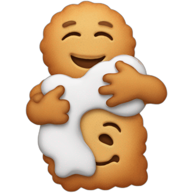 Hug Cookies Emoji emoji