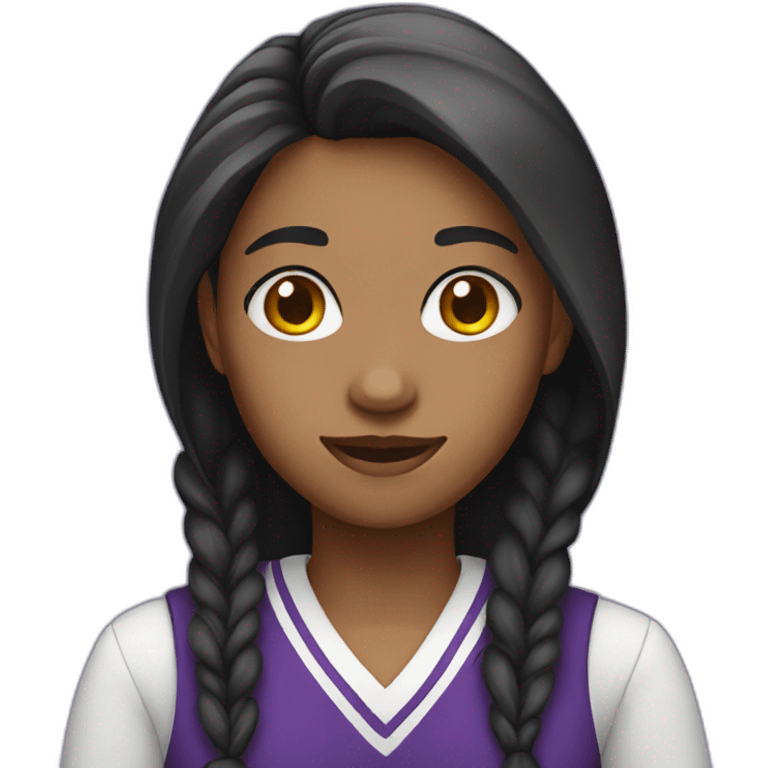 purple high school girl emoji