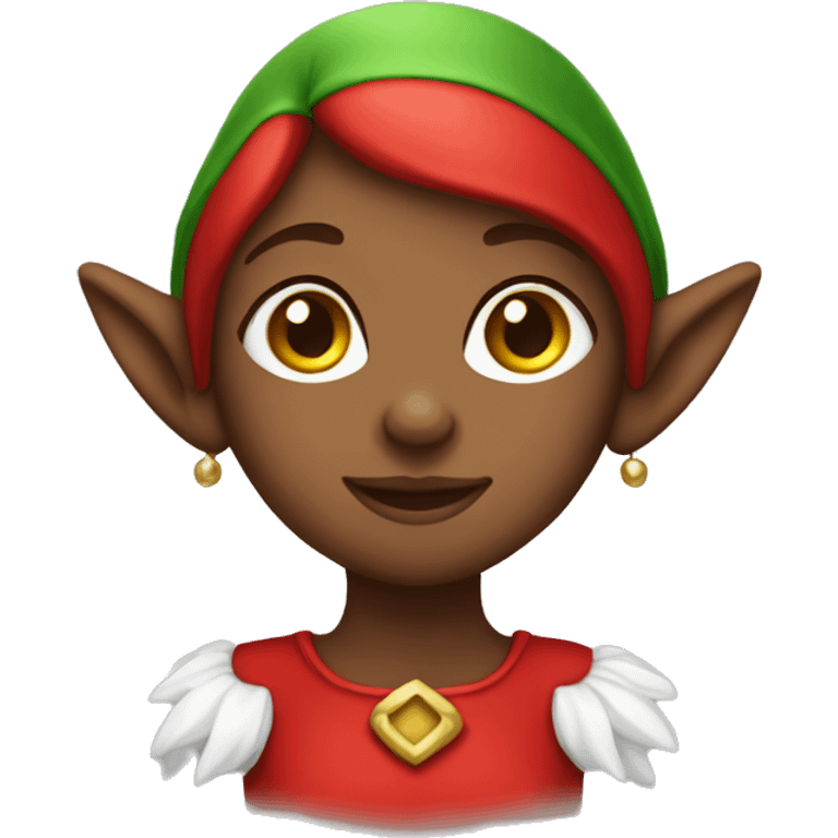 Red girl elf emoji