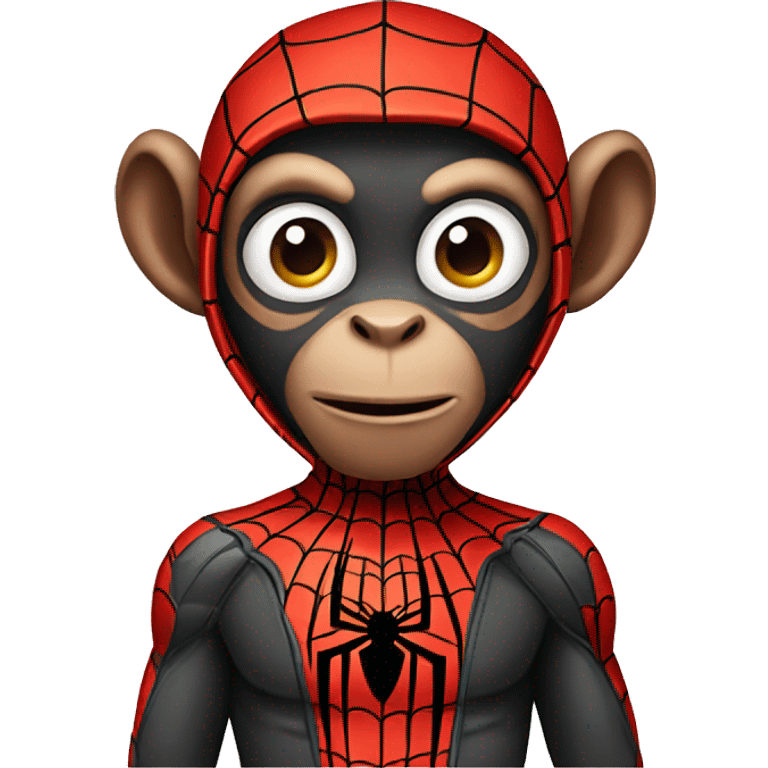 Monkey spiderman emoji