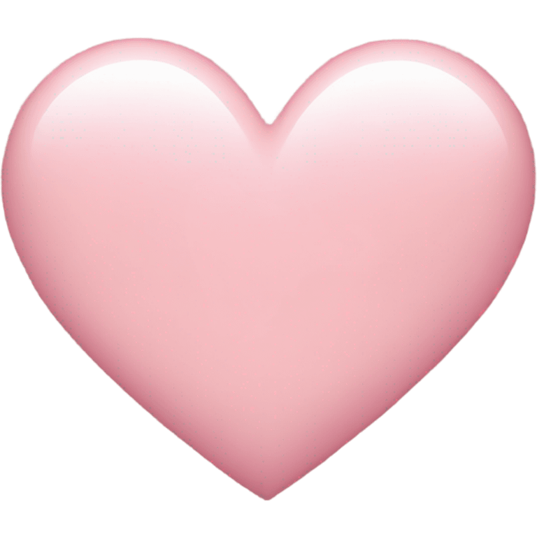 light pink heart  emoji