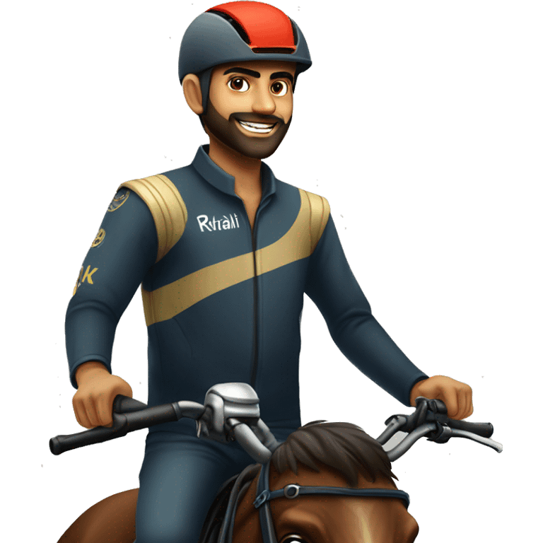 virat kohali as a rider emoji