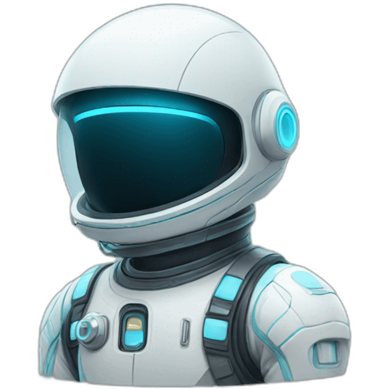 Tron with Astronaut head emoji