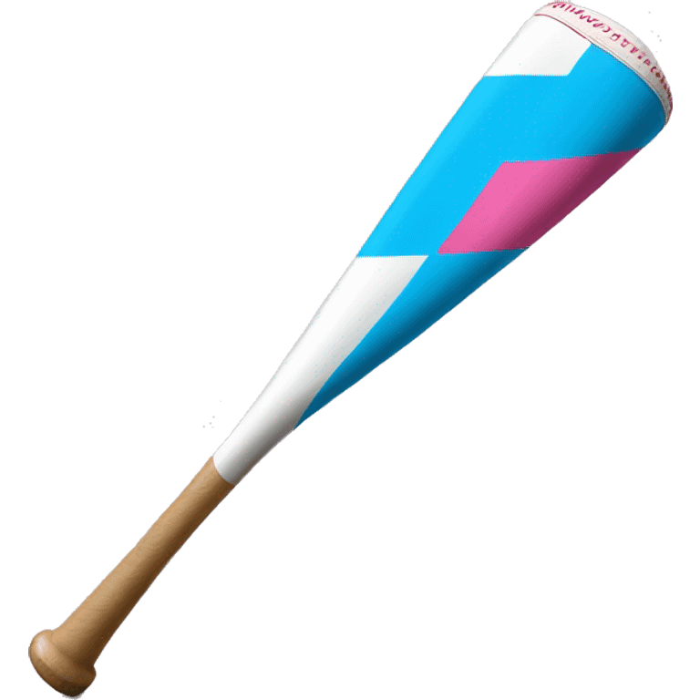 Transgender flag baseball bat emoji