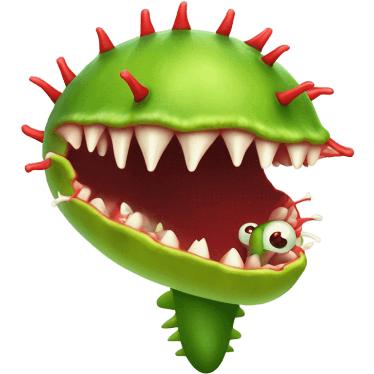 a venus fly trap from little shop of horrors emoji