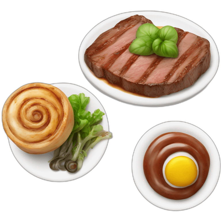 Steak a l'escargot emoji