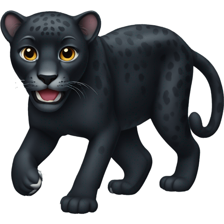 Black jaguar emoji