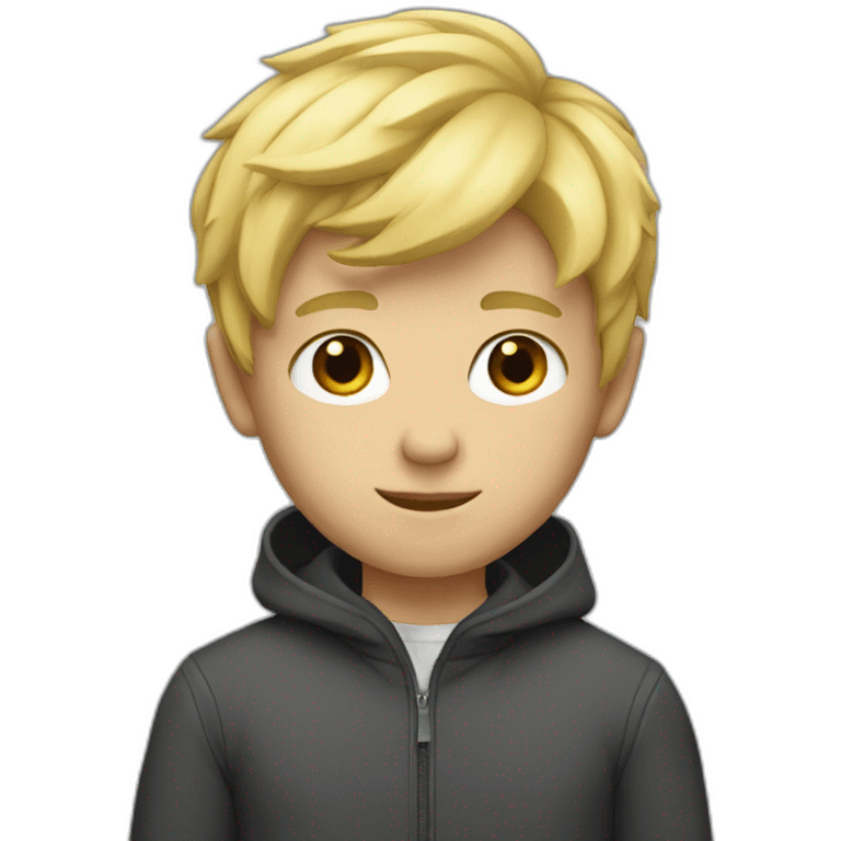 Blonde boy emoji