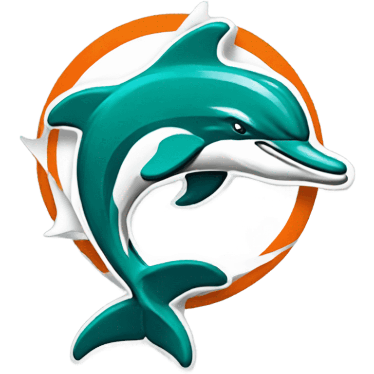 Miami Dolphins Logo emoji