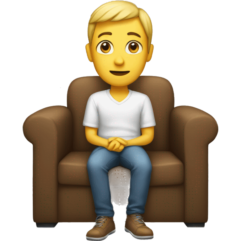 Sitting person emoji