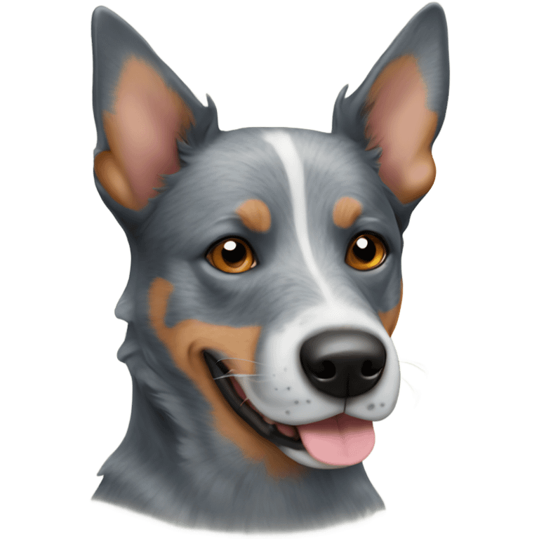 Blue Australian cattle dog emoji