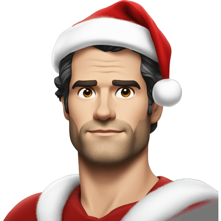 Henry Cavill as Santa Claus  emoji