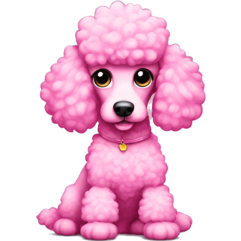 pink poodle emoji