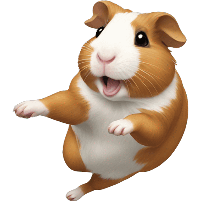 Guineapig jumping emoji