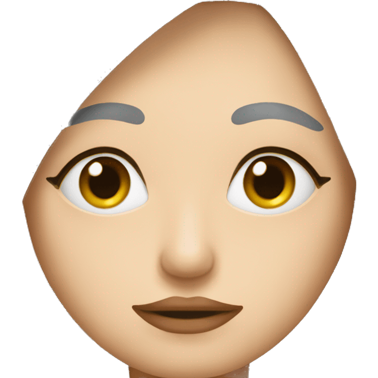 pesona deprimida con mascara para ocultar emoji