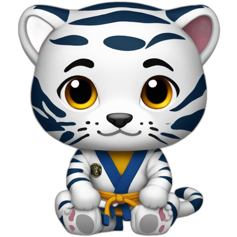 BJJ seated guard  Tiger  emoji