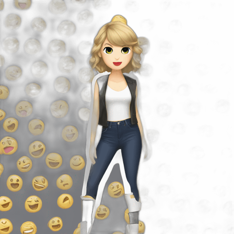 taylor swift in concert tenue emoji