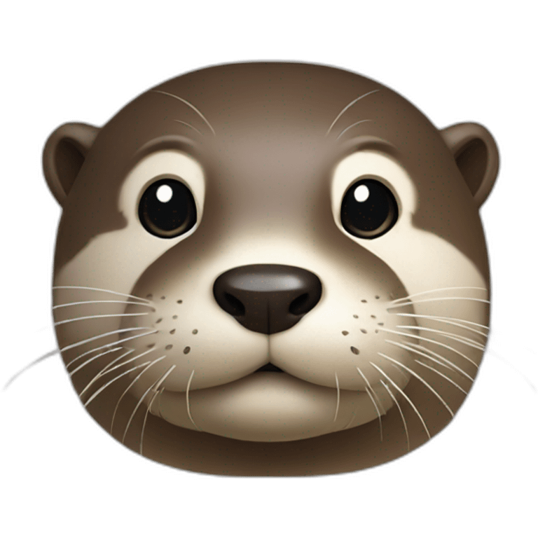 otter head emoji