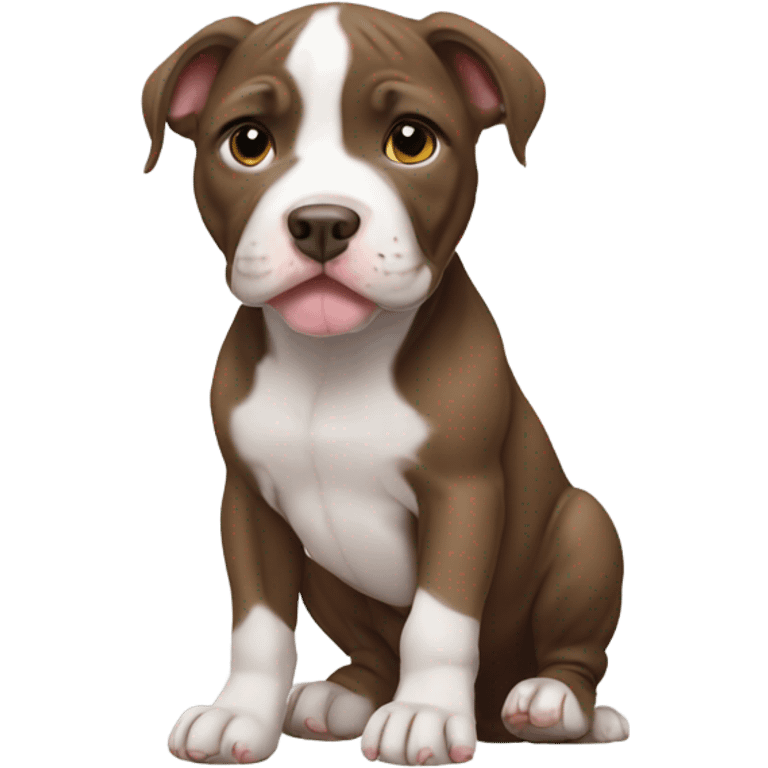 Pitbull puppy  emoji