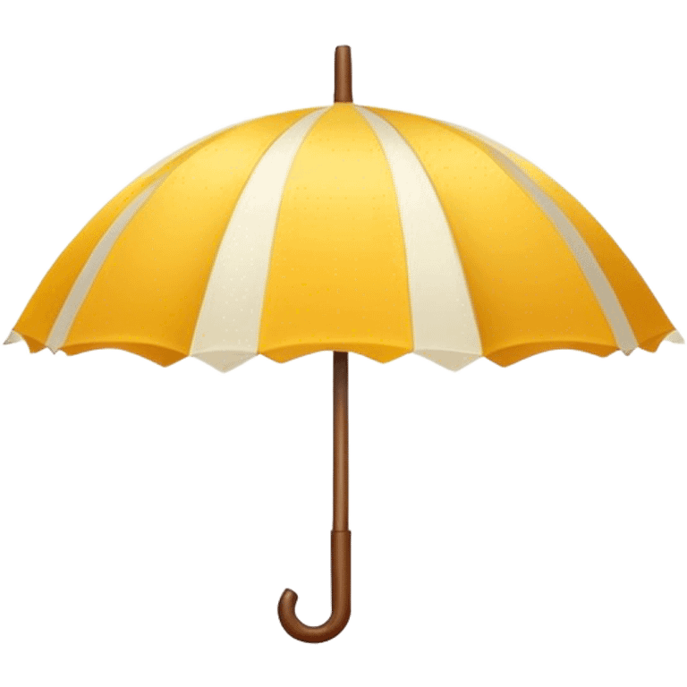 Sun umbrella emoji