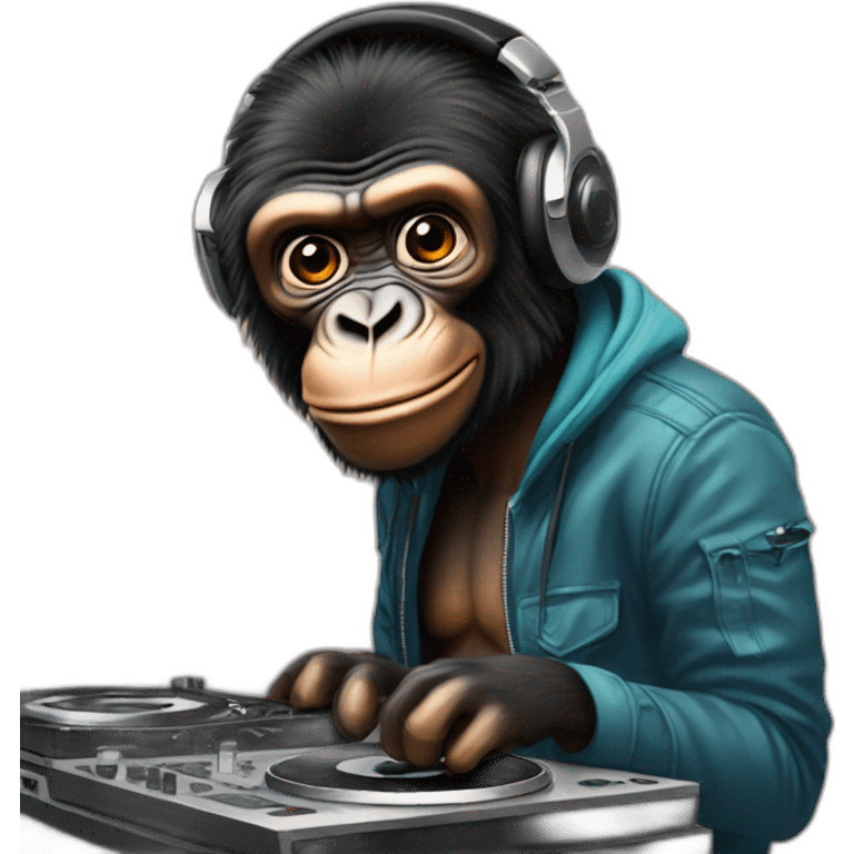 Bonobo dj emoji