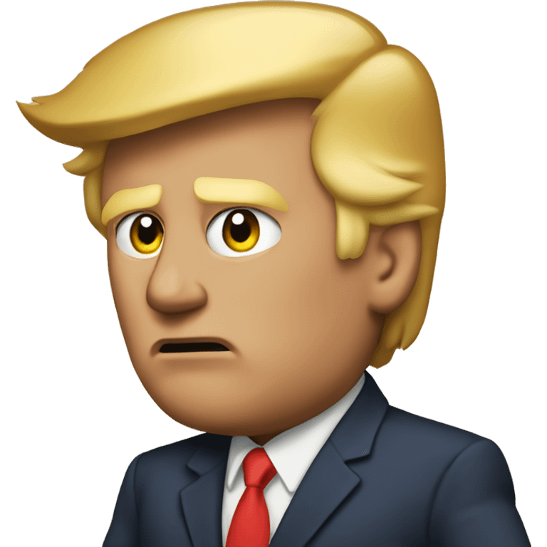 donald trump getting demoted emoji