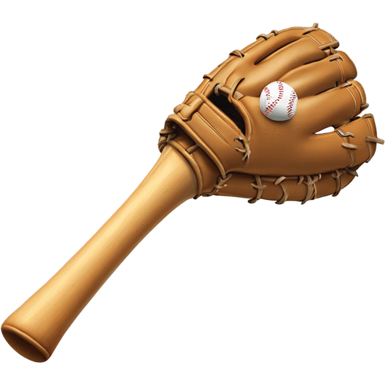 Merry Christmas Baseball bat and glove emoji