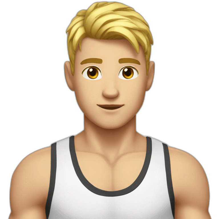 Boy blond boxer hairstyle  boxer emoji