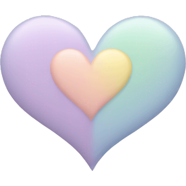 Pastel hearts emoji