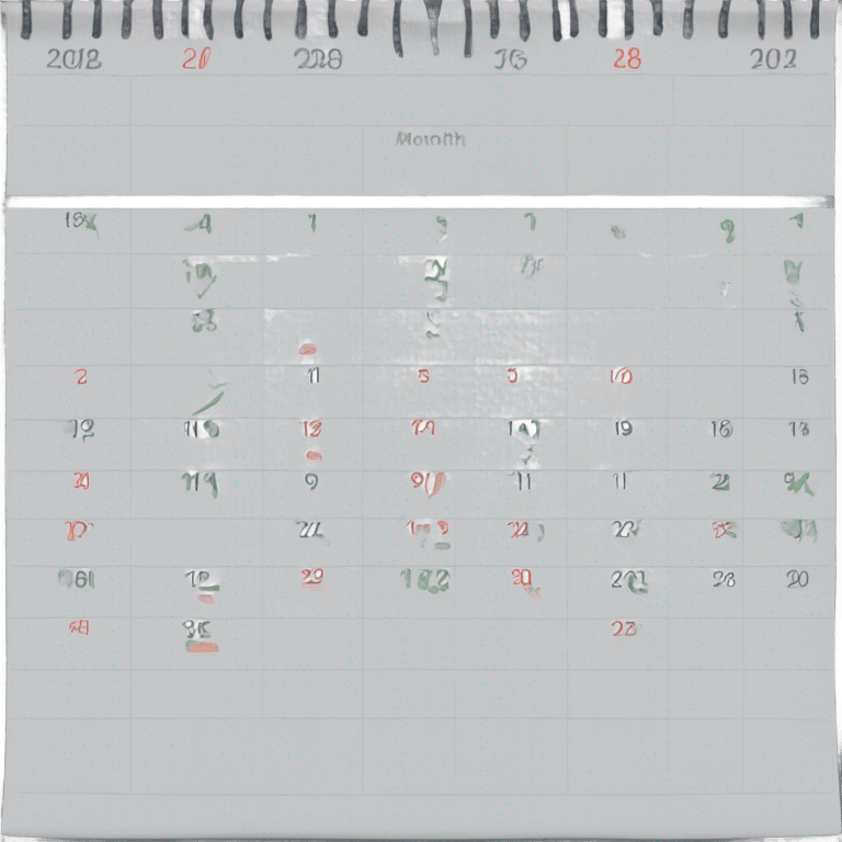 calendar emoji